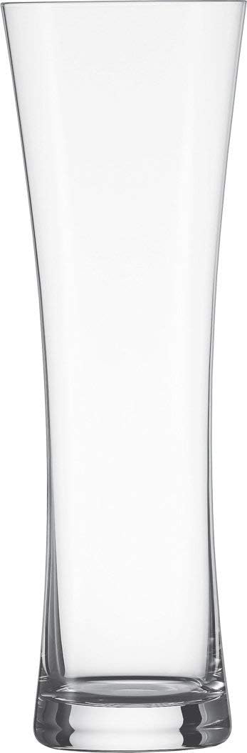 Schott Zwiesel Set of 2 wheat beer glasses by, from the Beer Basic series, crystal, transparent, 8.55 cm, pack of 2