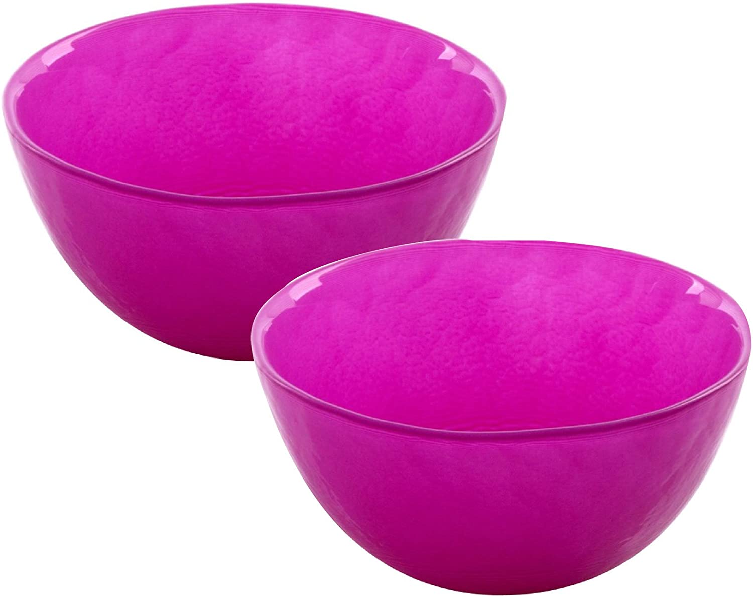 Bohemia Cristal Play of Colors 093 012 001 Set of 2 Bowls Diameter 145 mm Soda-lime Glass 7.6 x 14.5 x 7.6 cm
