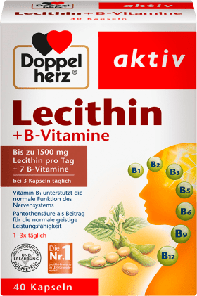 Doppelherz Lecithin B-Vitamins Capsules 40 Pcs., 41.6 G