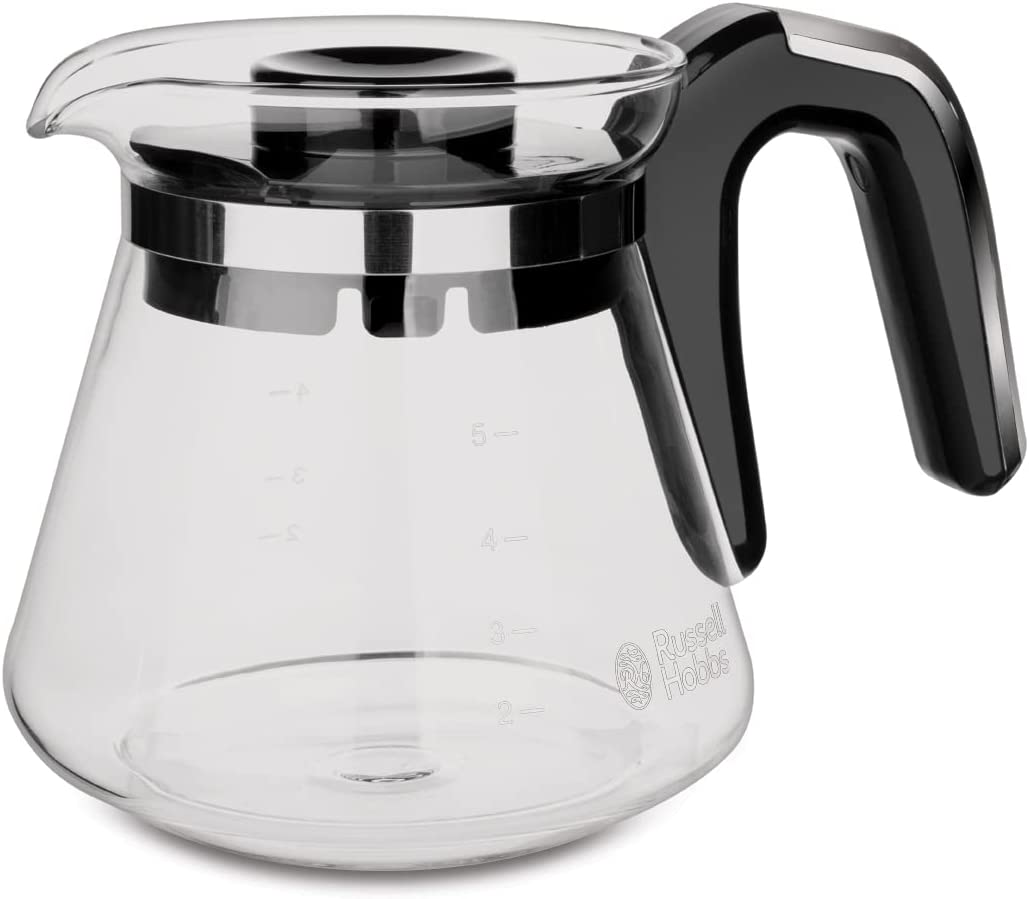 Russell Hobbs Replacement Glass Jug [for Coffee Machine Compact Home 24210-56] Glass Coffee Pot for Filter Coffee Machine 700325