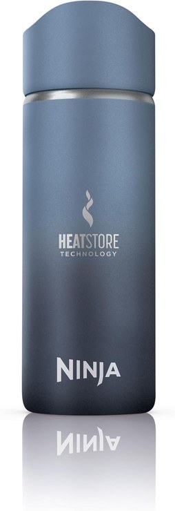 Ninja 400ml Sip Perfect Water Bottle for Hot Drinks, BPA Free, Dishwasher Safe, Thermos Flask, Navy Blue, DW1603EUUKNV