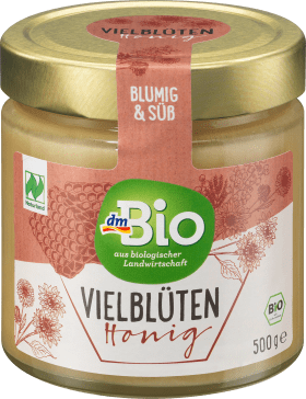 dmBio Honey, multi-flowered honey, natural land, 500 g