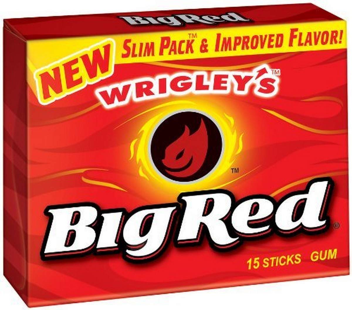Wrigley's Chewing Gum Big Red Cinnamon 15 Strips