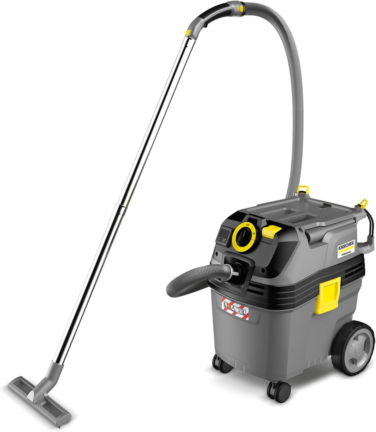 Kärcher Wet and dry vacuum cleaner NT 30/1 Ap Te L, power: max. 1380 W, flat fold filter, container: 30 l, suction hose: 2.5 m, wet/dry floor nozzle standard (300 mm), crevice nozzle, automatic socket