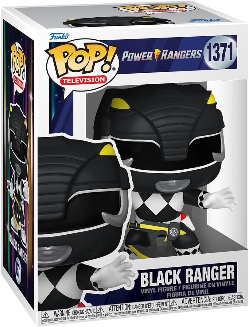 Funko Pop! TV: Mighty Morphin Power Rangers 30th - Black Ranger - Power Rangers TV - Vinyl Collectible Figure - Gift Idea - Official Merchandise - Toys For Children and Adults - TV Fans