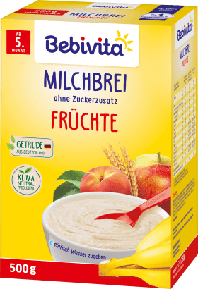 Bebivita Milk porridge fruits from the 5th month, 500 g