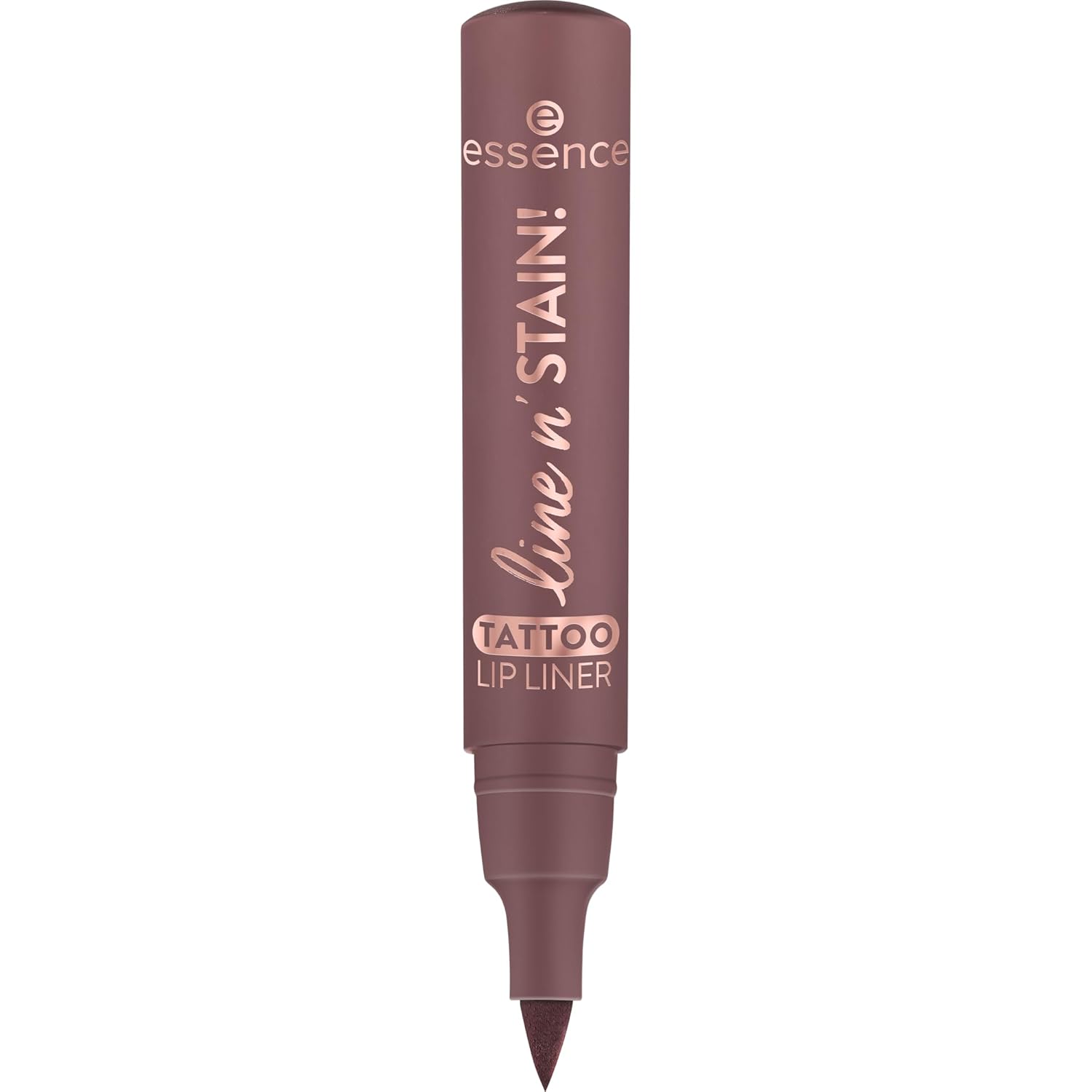 essence cosmetics essence line n' STAIN! Tattoo Lip Liner, No. 03, Purple, Long-Lasting, Defining, Coloring Effect, Color-Intensive, Vegan, No Perfume, No Alcohol, No Parabens, Pack of 3 (3 x 2.5 ml)
