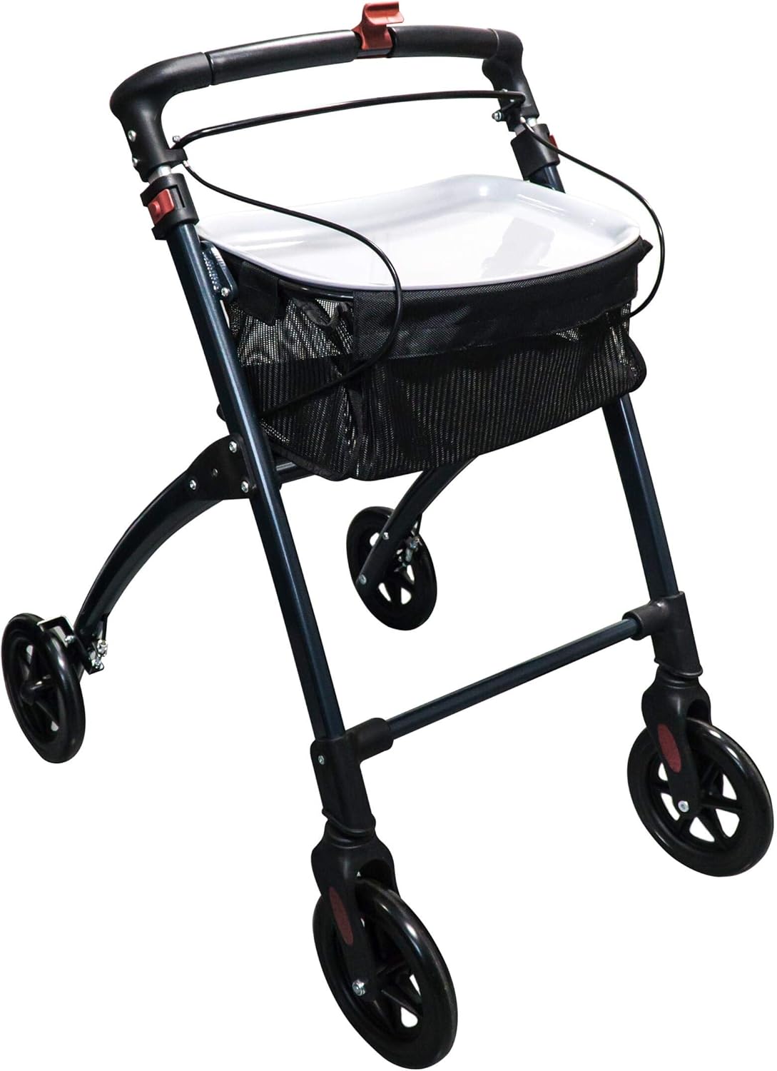 RIDDER Living Room Rollator Indoor Walker Pit Dark Grey