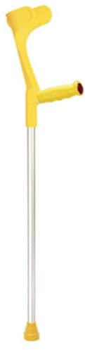 Sani-Alt Forearm Crutch Walking Aid Light Metal (Very Light), Yellow