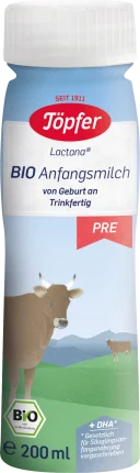 TÖPFER Initial milk pre ready to drink from birth, 200 ml