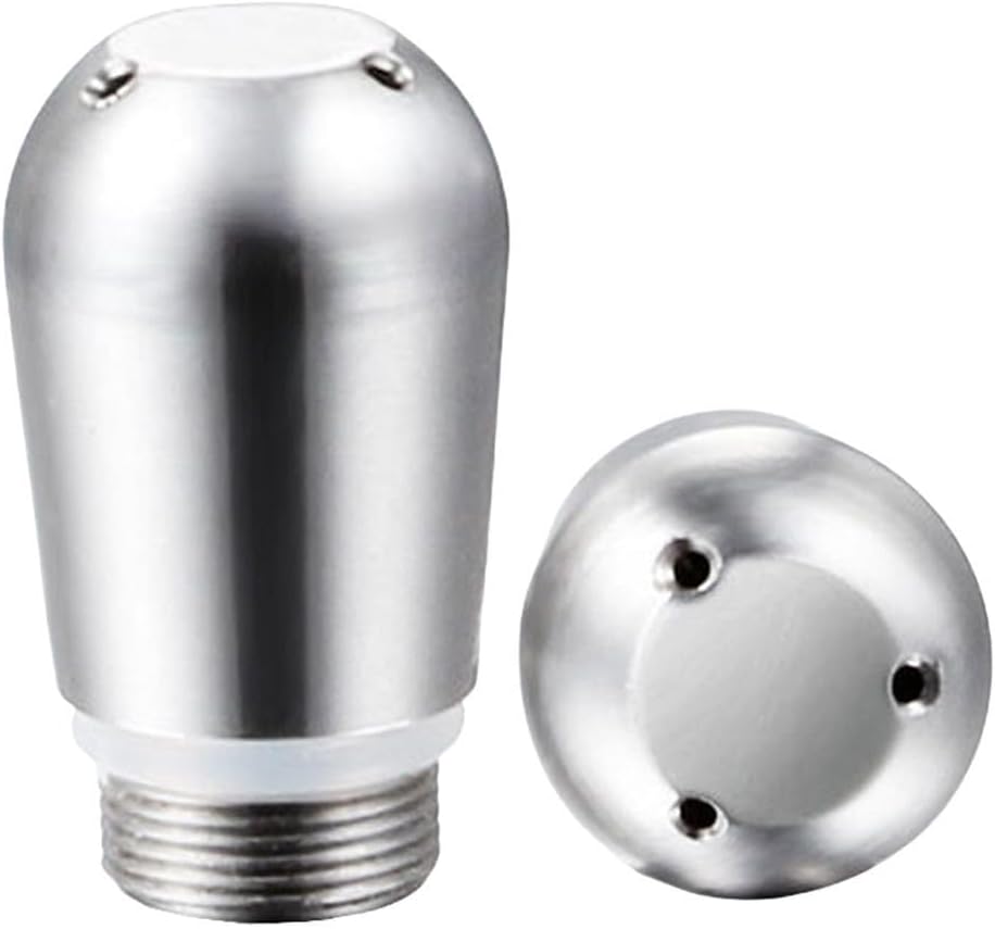 babominimer Stainless steel for Expobar steam wand replacement nozzle, 8 x 3 mm screw outer diameter, features 3 holes and 4 hole configurations (three holes)