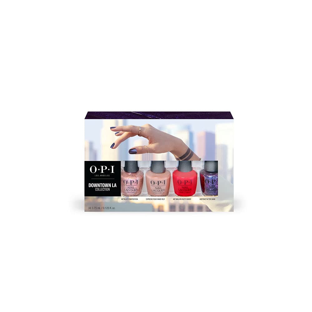 opi \"OPI Downtown L.A. Kollektion Nail Lacquer in Pink oder Rot – Nagellack mit bis zu 7 Tagen Halt – langanhaltender Nagellack mit extra breitem ProWide Pinsel für perfekte Nägel\"