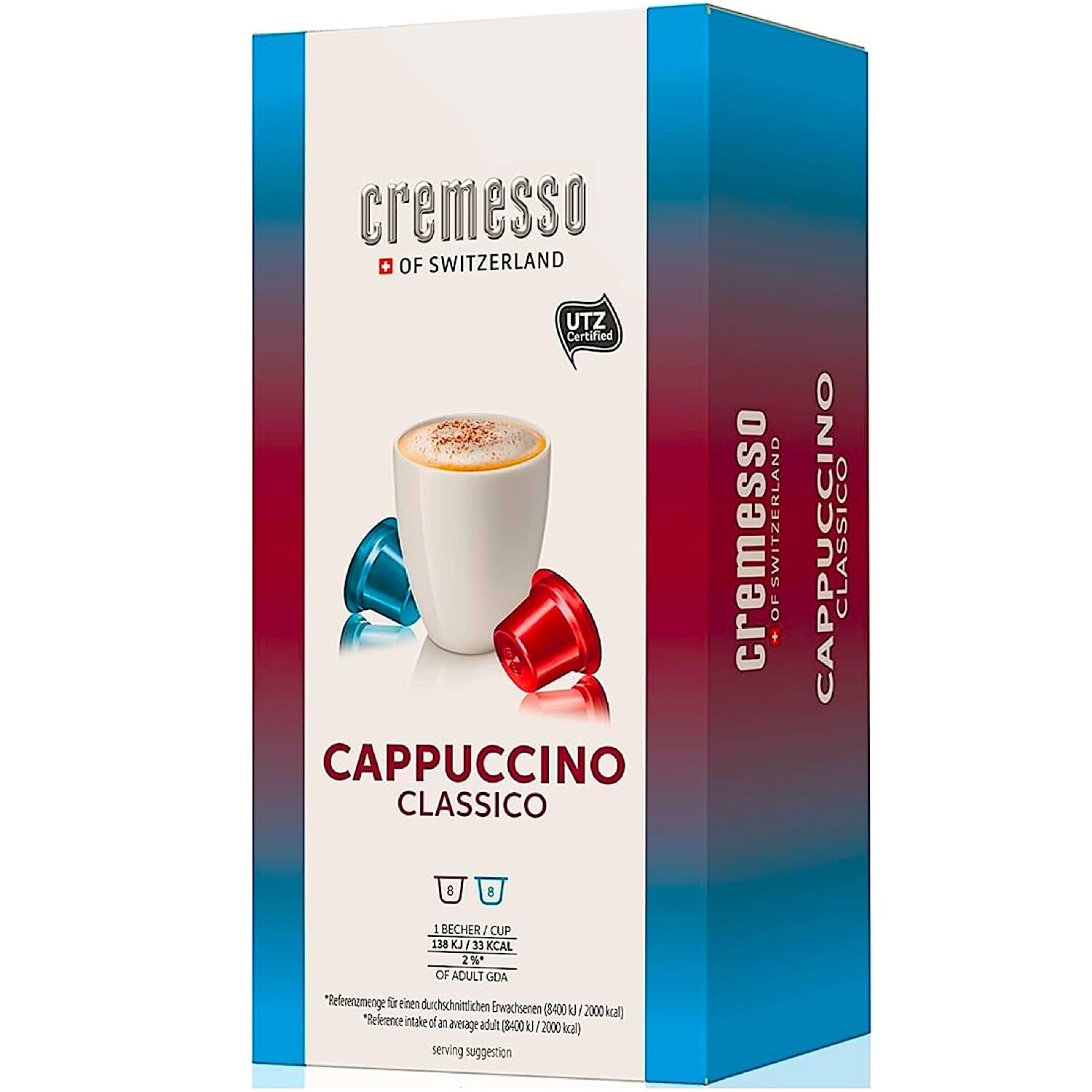 Cremesso Coffee Capsules Cappuccino Classico Pack of 16