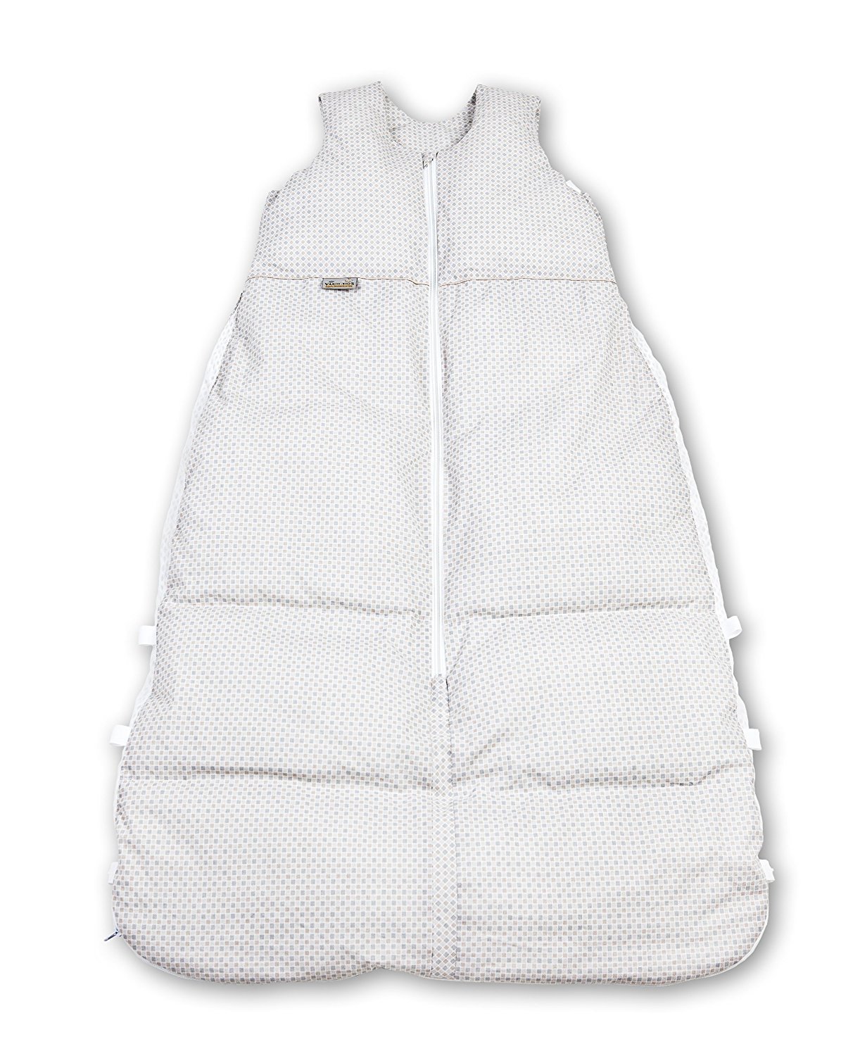Aro Artländer 874950 Changing Down Sleeping Bag 130 cm Squares Grey/Brown
