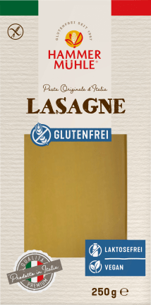 Hammermühle Pasta, lasagna sheets, gluten-free, 250 g