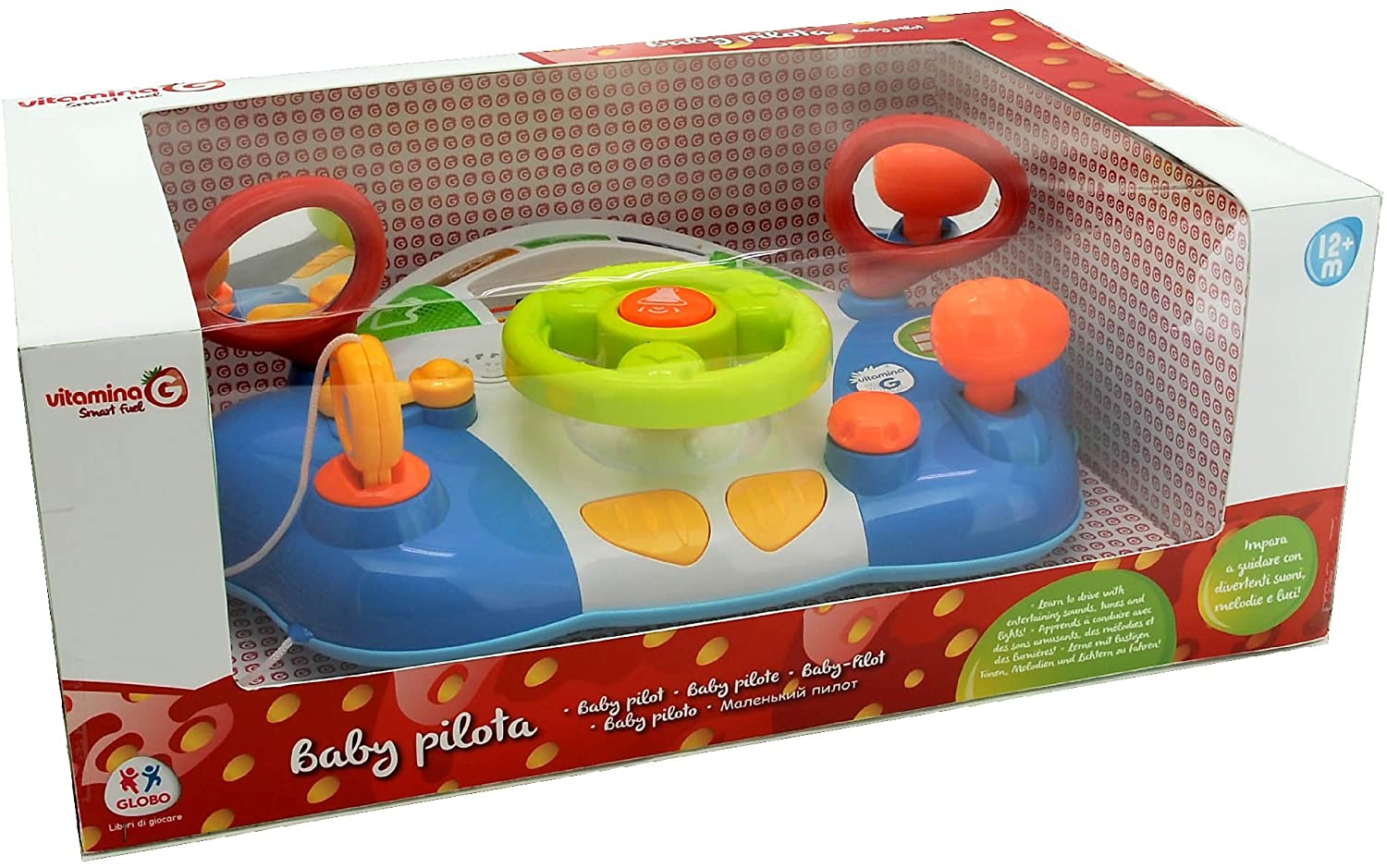Globo Toys 05204 Vitamina G Steering Wheel With Light / Sound Music