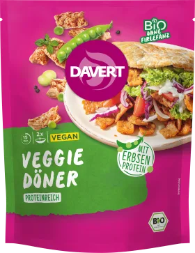 Davert Ready meal, veggie kebab, 68 g