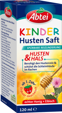 Abtei Children's cough syrup honey marshmallow, 120 ml