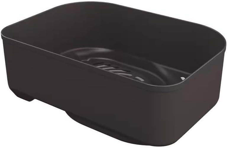 Ninja XSKCRSPBKT Combination Crisper Basket 2.5L Capacity Compatible Wood Fire Grills (OG700 Series) Non-Stick Black Non-Stick PTFE Coated