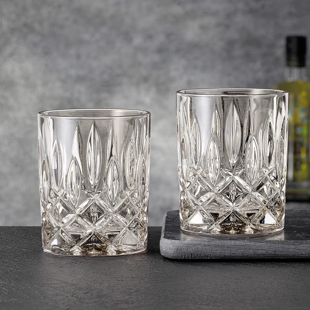 Spiegelau & Nachtmann Nachtmann Noblesse Whisky Cups Taupe Set of 2 Glass Capacity Approx. ml