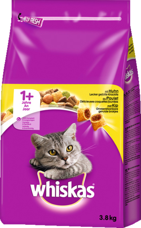 Whiskas 1+ with chicken dry food