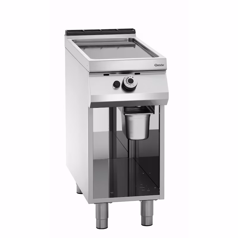 1 x Bartscher gas griddle plate, smooth, OU