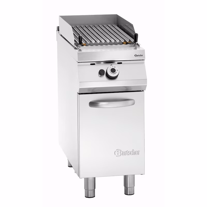 1 x Bartscher gas lava stone grill, OU