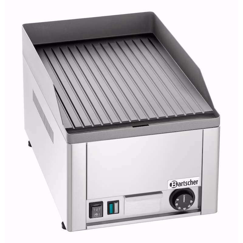 1 x Bartscher griddle plate GDP 320E, grooved