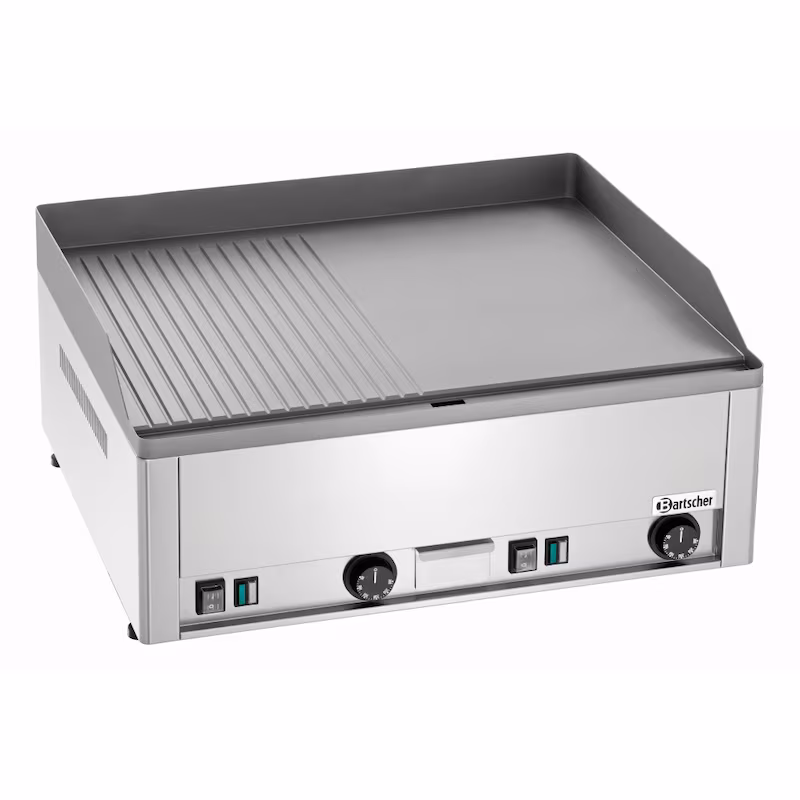 1 x Bartscher Griddle Plate GDP 650E, smooth/grooved