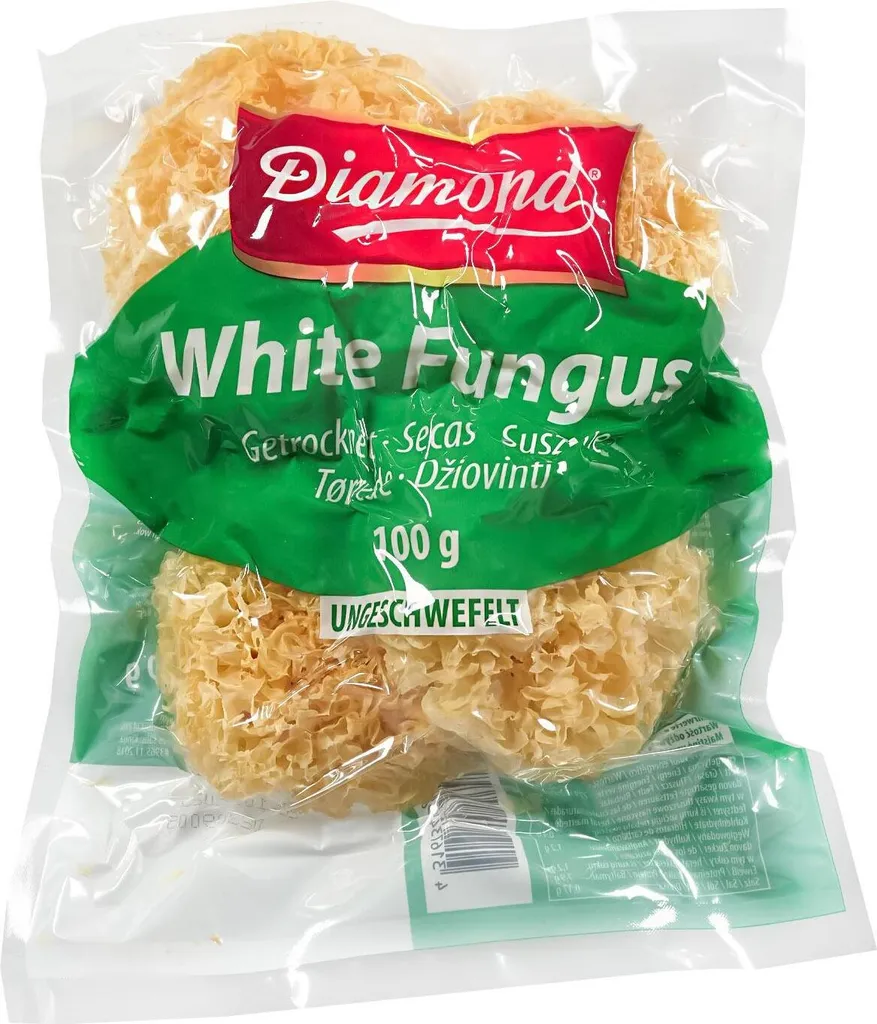 100g dried white mushrooms, morels, Diamond White Fungus, Silver Ear