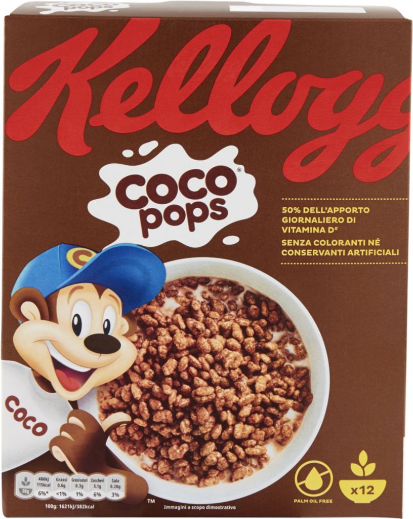 Kellogg 10x Kellogg's Coco Pops 330gr RISETTI (cereal)