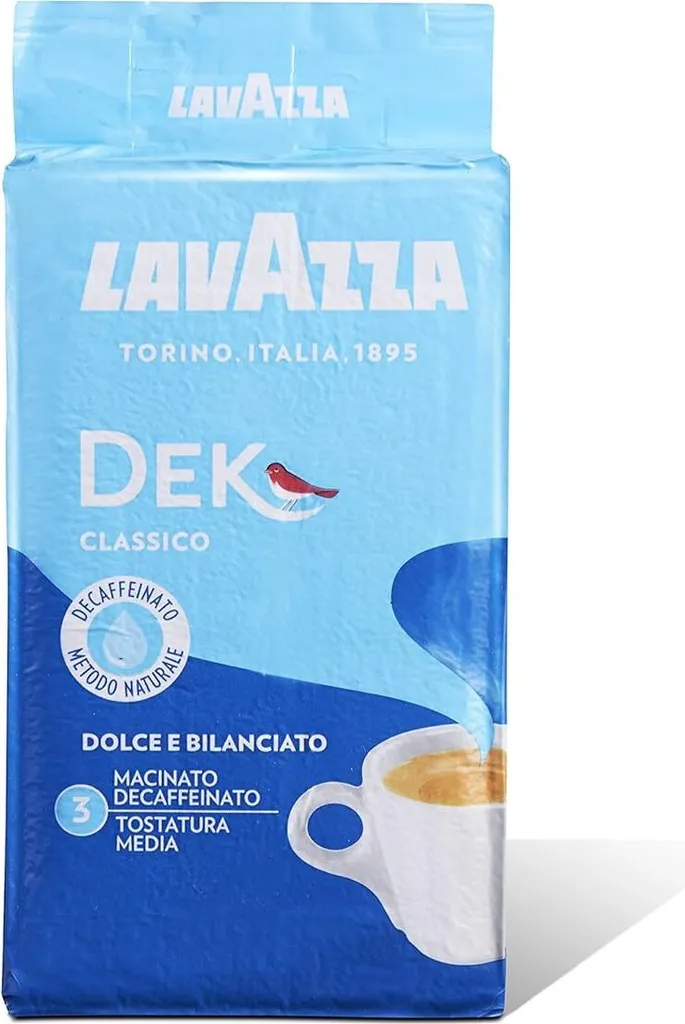 10x LAVAZZA DEK Decaffeinated Coffee 250g ground Italian espresso coffee