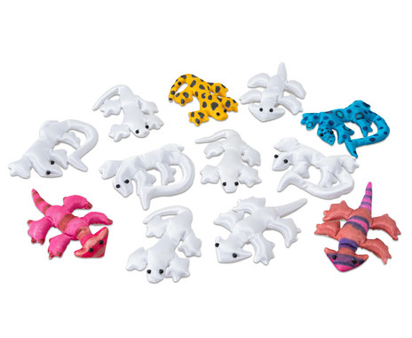 12 textile lizards
