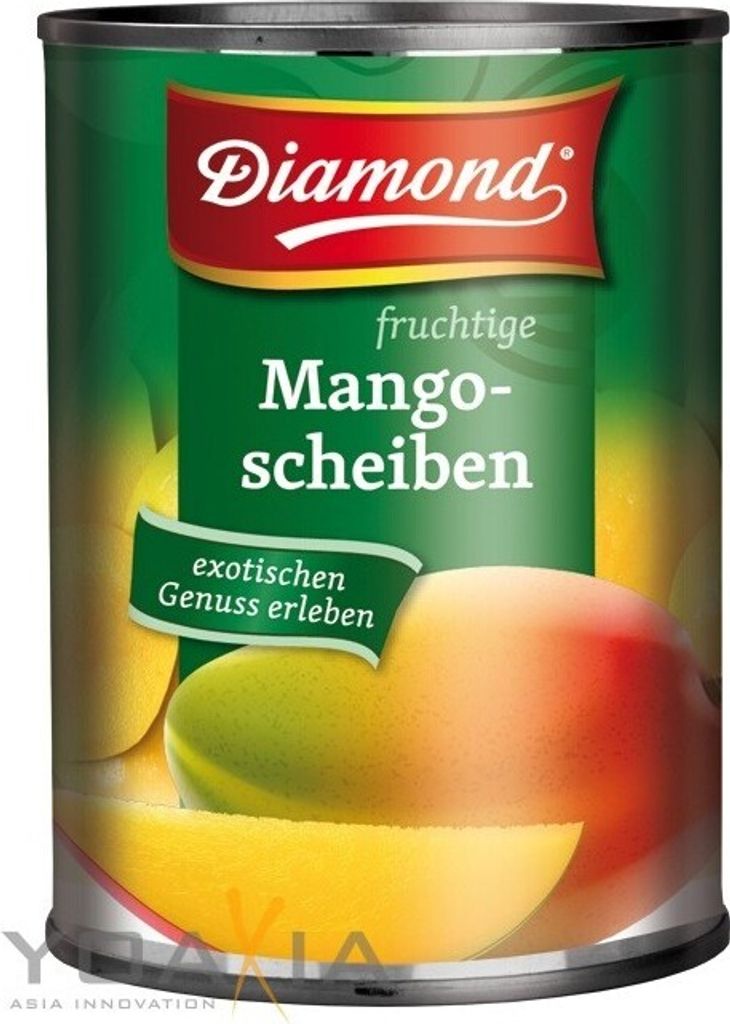 12-pack - DIAMOND Sliced ​​Mango Fruit (12 x 425g / 230g drained weight) | Mango Fruit 5.33 kg