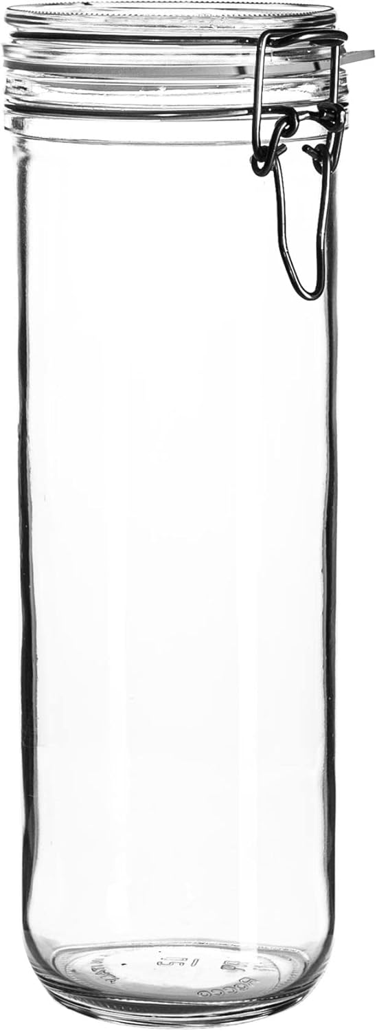 Bormioli Rocco Bormioli Fido Wire Clip Glass, Glass, Transparent