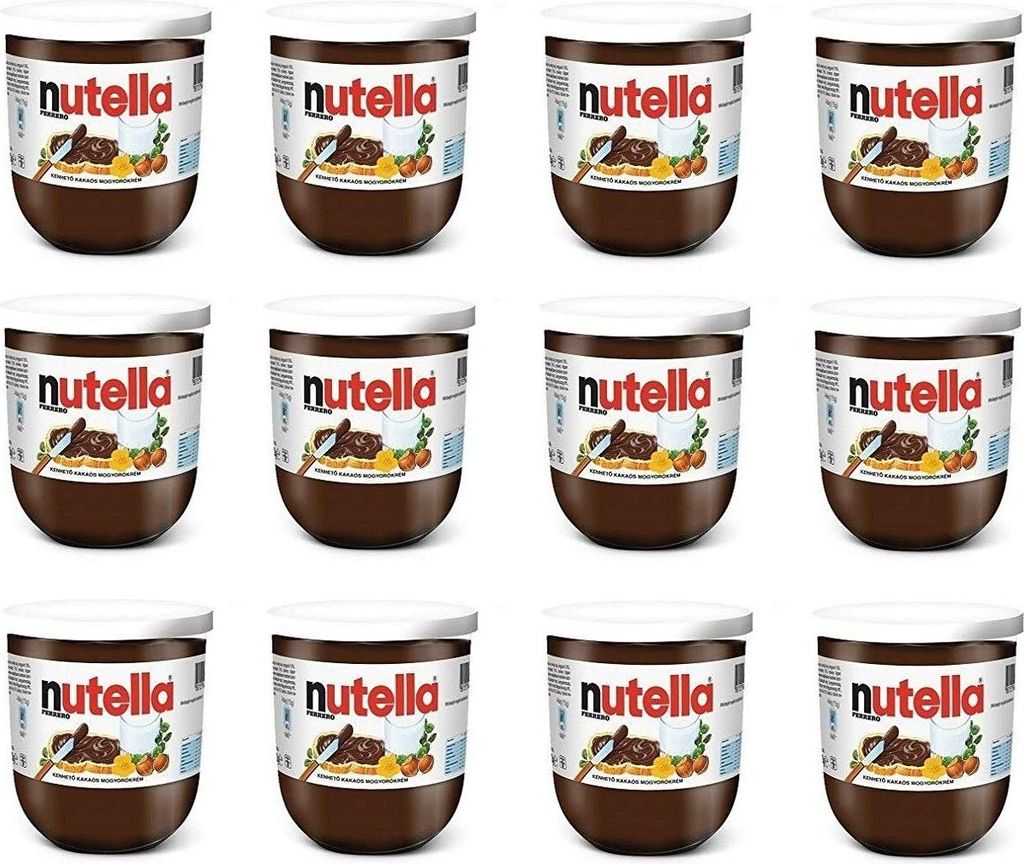 12x Ferrero Nutella Hazelnut Chocolate 200g Chocolate Spread Bread Spread 2400g