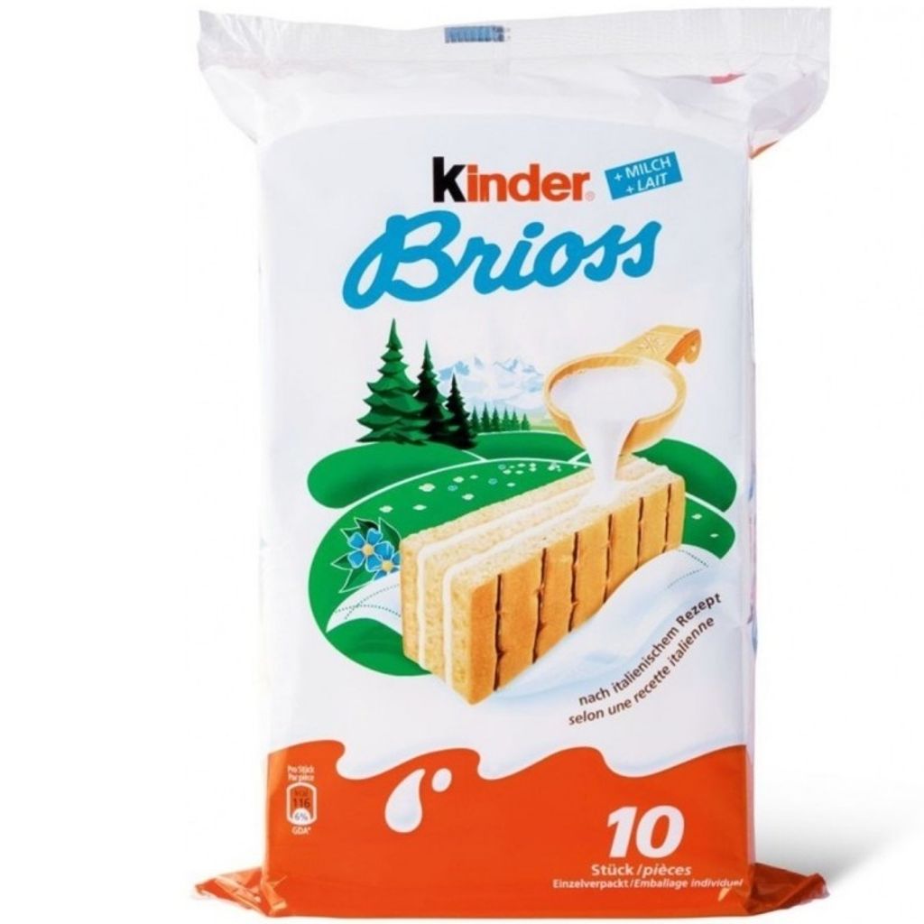 Ferrero 12x Kinder Brioss Latte Milk 270g