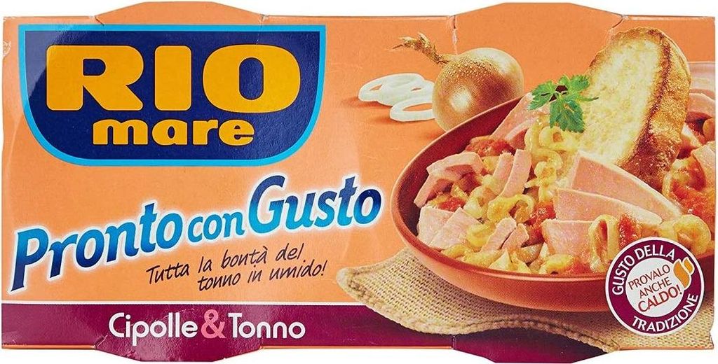 12x Rio Mare Tonno e Cipolle ready meals Tuna and Onion 2x160g Instant food 3840g