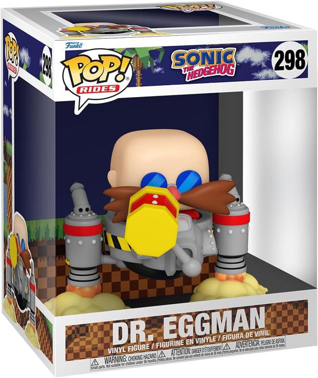 Funko POP! Rides: Sonic - Dr. Eggman - Sonic The Hedgehog - Vinyl Collectible Figure - Gift Idea - Official Merchandise - Toys For Children And Adults - Video Games Fans