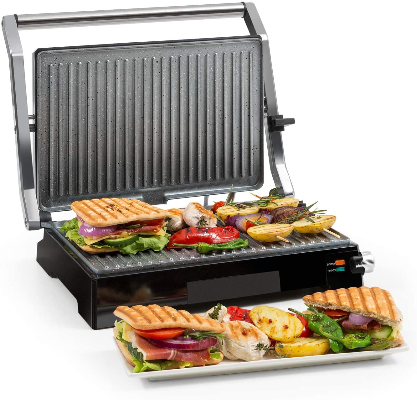 Klarstein Buffalo Paninimaker Contact Grill