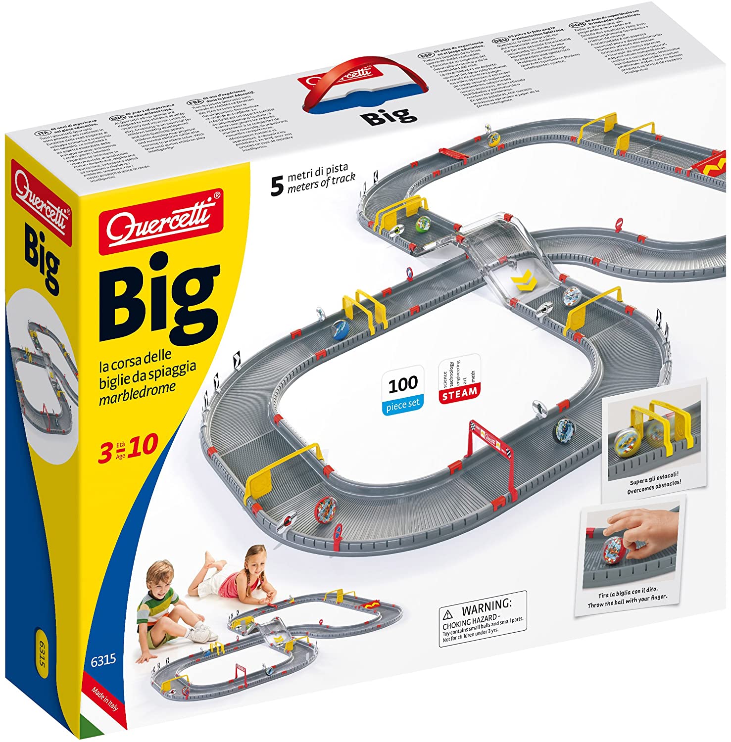 Quercetti 6315 Big Marbledrome Toy, Multi-Colour