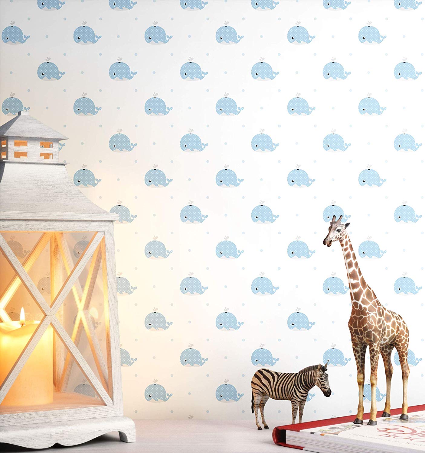 Newroom Design Newroom Childrens Wallpaper Blue Paper Wallpaper White Paper