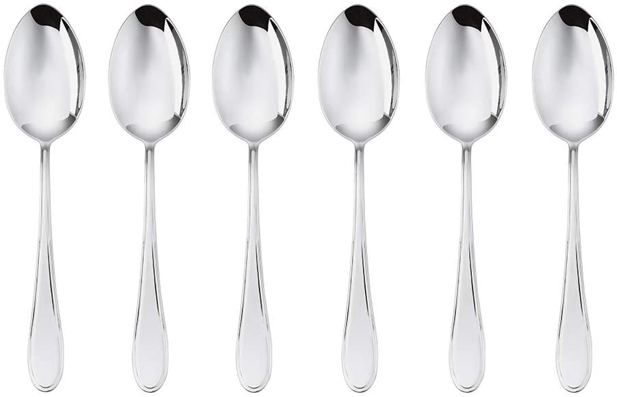 Sambonet 18/10 Stainless Steel Demitasse Spoons, 6 Pieces