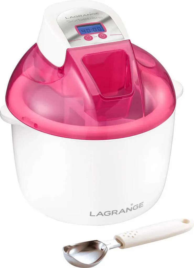 1.8 l raspberry ice cream machine Lagrange 409021