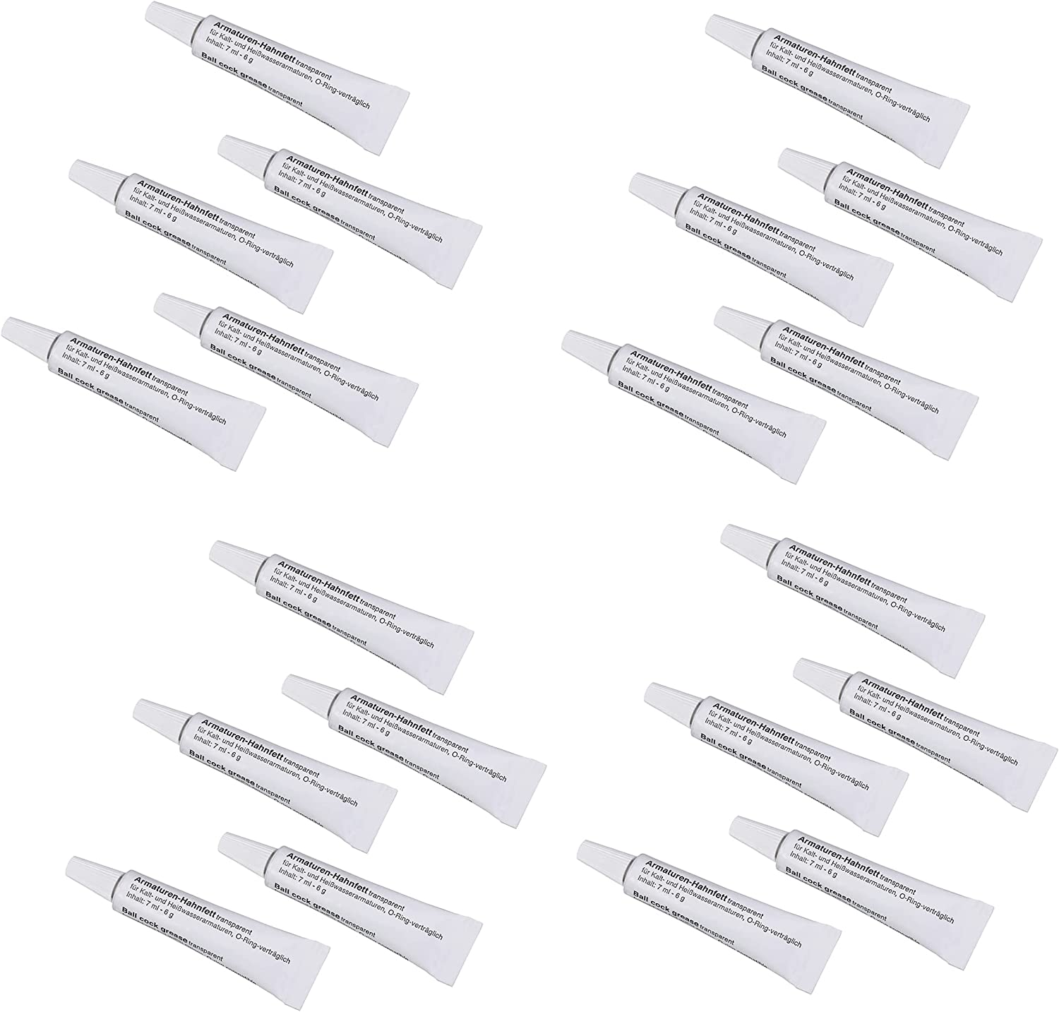 Snapworld-Kaffee Snapworld-coffee Silicone Grease for Fully Automatic Coffee Machines, Each Tube of 6 G, Food-Safe for Brewing Group, Seal, O-Ring, EPDM, VMQ MVQ NBR FKM (10 Tubes of 6 G)