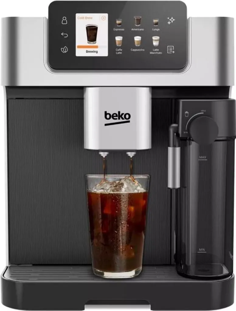19-bar coffee robot for black coffee Beko CEG7348X