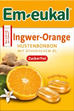 Bonbon Minis, Ginger-Orange, sugar-free, 50 g