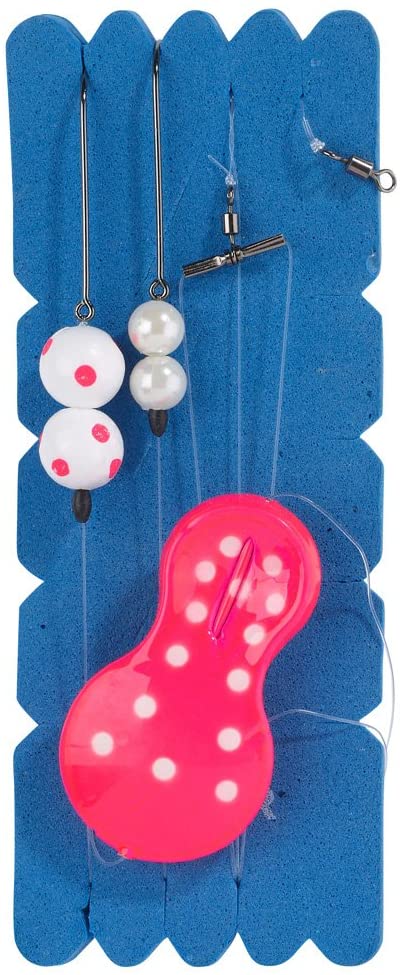 Balzer Inline Plattfisch Blinker System Pink/Weiß - Meeressystem Zum Angeln