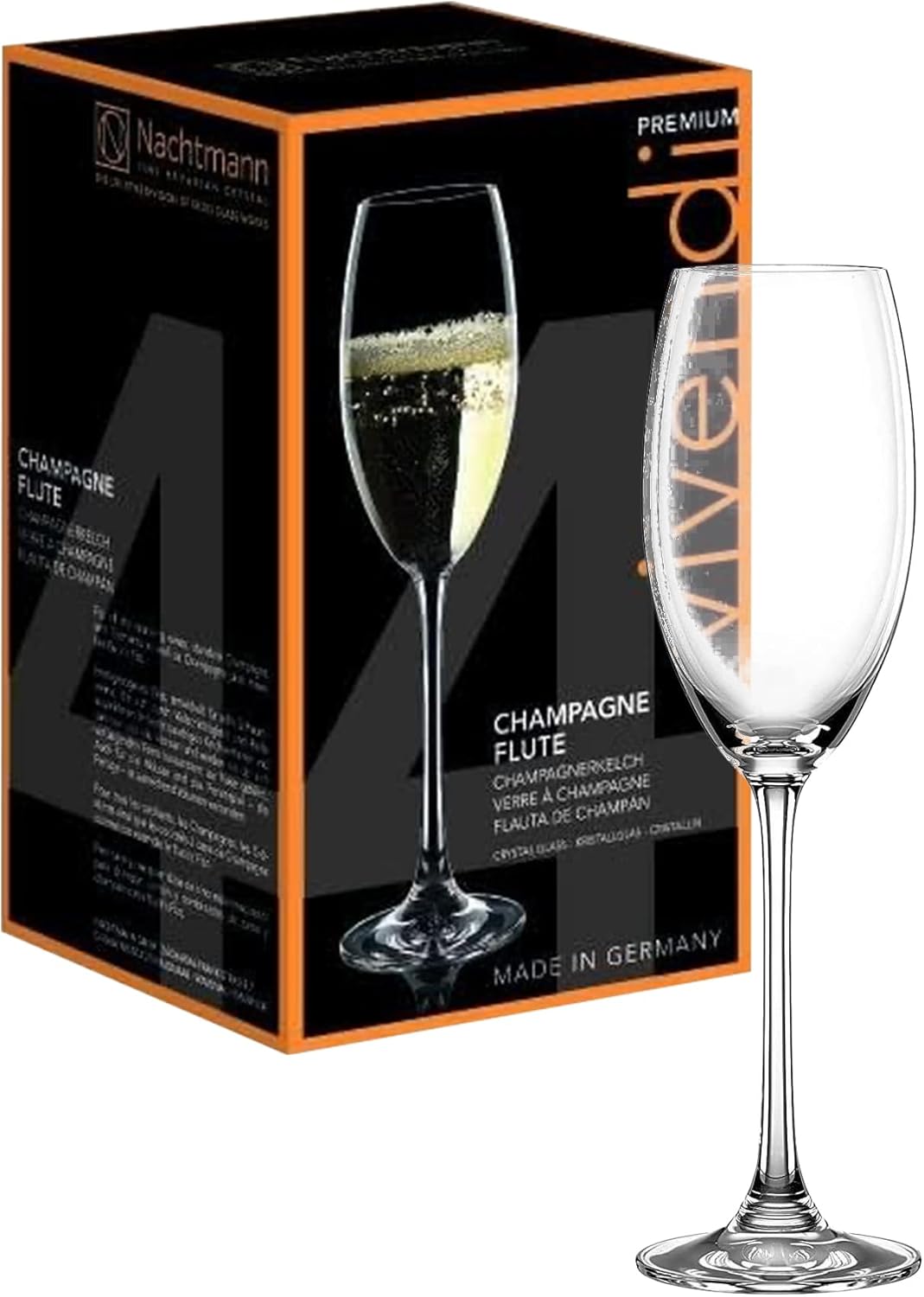 Spiegelau & Nachtmann Set of 4 x Crystal Glass Burgundy Glasses