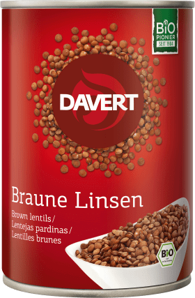 Davert Brown lentils, 240 g